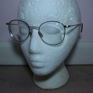 Ottoto Salient Tortoise and Gold Metal Round Eyeglasses Frames, Retro, Cottage